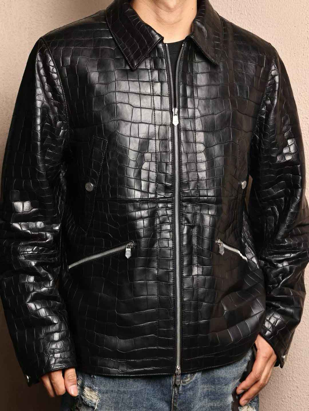 湾鳄走秀款夹克